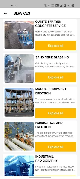 Services Page